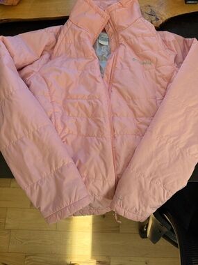 Columbia Pink Ski Puffer Jacket